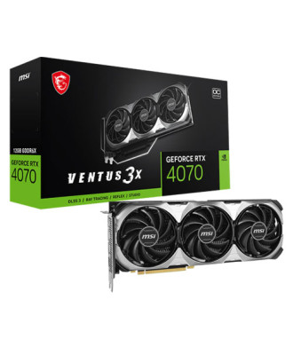 MSI RTX 4070 VENTUS 3X E 12G OC ( 12GB GDDR6X   / Three Fans ) 